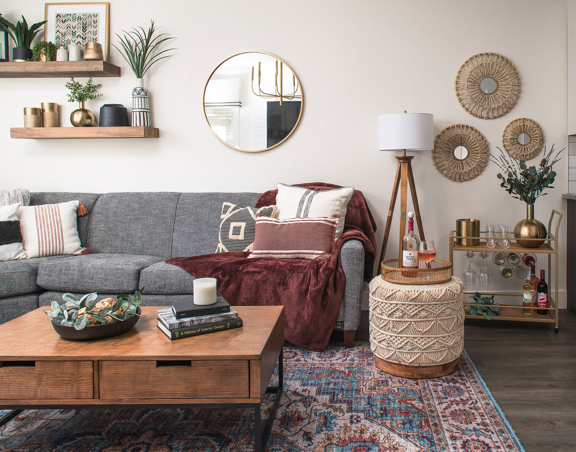 Creating a cozy living space when the world is upside down